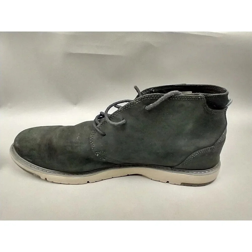 TOMS Men's Navi Moc Chukka Mens 13 Leather/Suede Lace Up Brown‎ Boots